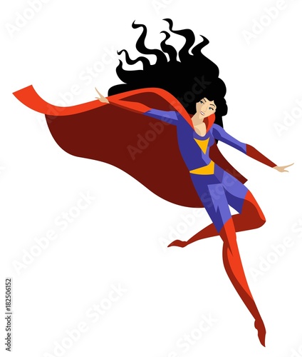 cute woman superhero