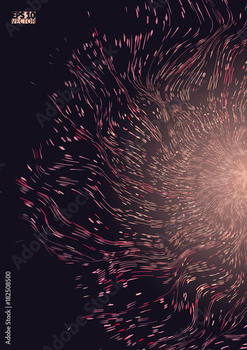 Abstract star background with defocused lights. Eps10 Vector illustration.
