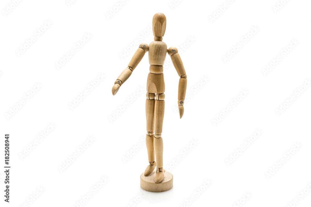 Wooden Artist Model, in high resolution, studio shot Wooden Artist Model, in high resolution, studio shot