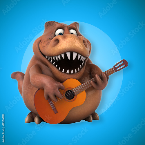 Fun Trex - 3D Illustration