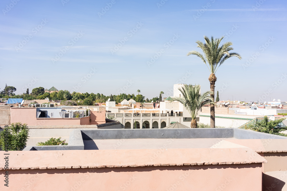 marrakesh morocco rooftop view
