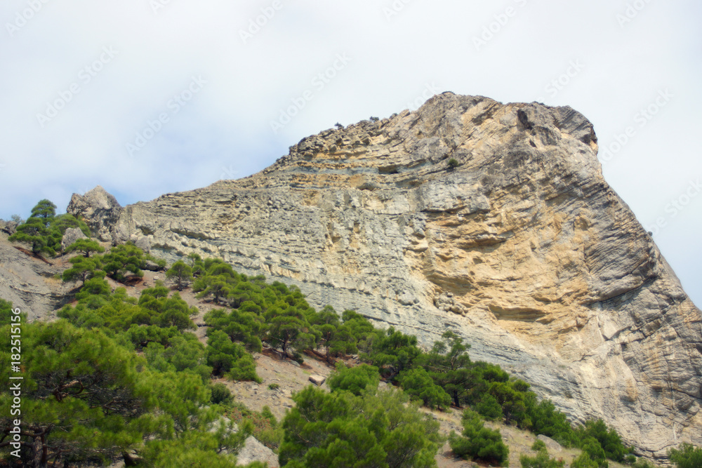 Landscape of the mountains of Crimea.