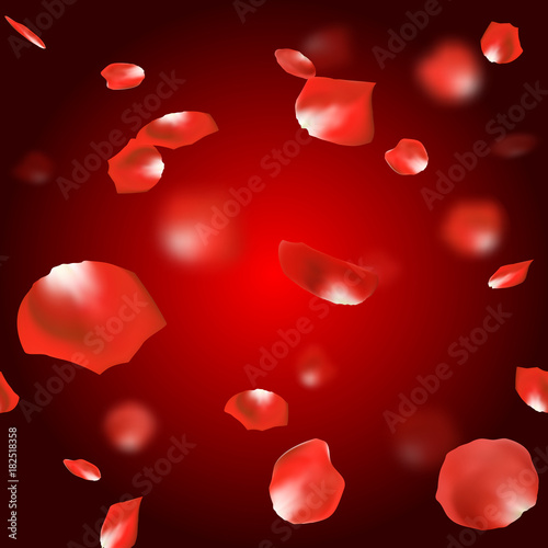 バラ 花びら 舞い散る 赤 Stock Vector Adobe Stock バラ 花びら 舞い散る 赤 Stock Vector Adobe Stock