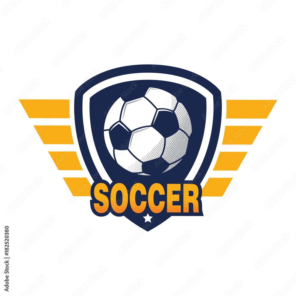 Obraz premium Soccer design template