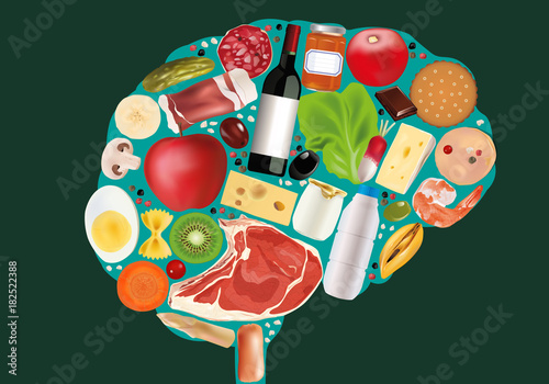 alimentation - nourriture - cerveau - alimentaire -aliment - manger - santé - diète - régime