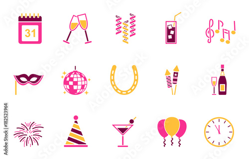 Silvester - Iconset (Farbe)