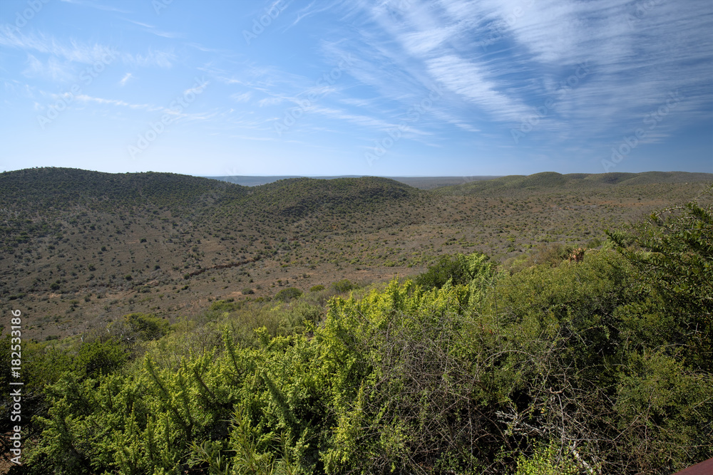 Landscape of Addo Elephant National Park in August, South Africa