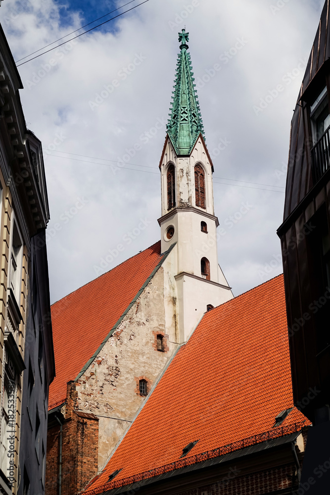 Fototapeta premium Traditional Cathedral building in Riga, Latvia