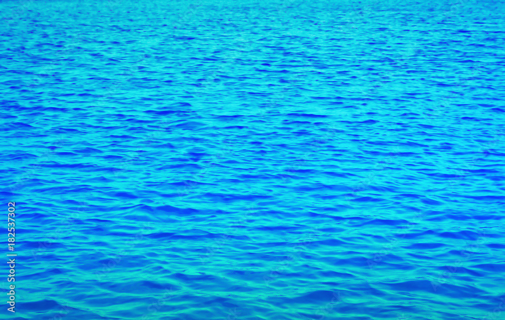 Obraz premium blue sea water textur background cross process filter effect
