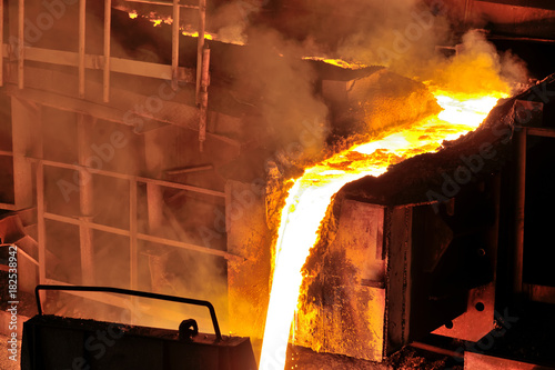 Liquid metal from blast furnace