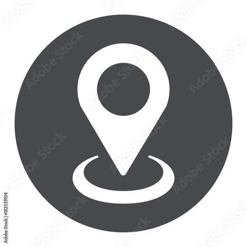 location pin circle icon