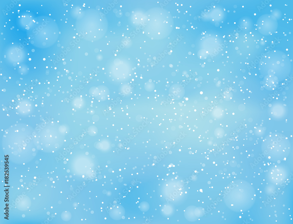 Blue snowy background Blue snowy background
