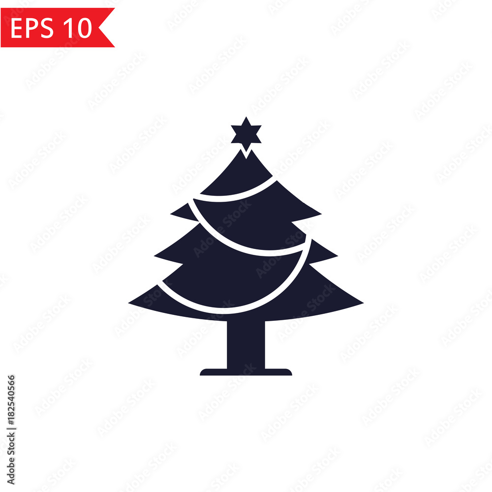 Christmas tree icon.