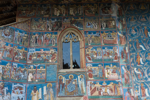 Voronet Monastery in Bucovina, Romania photo