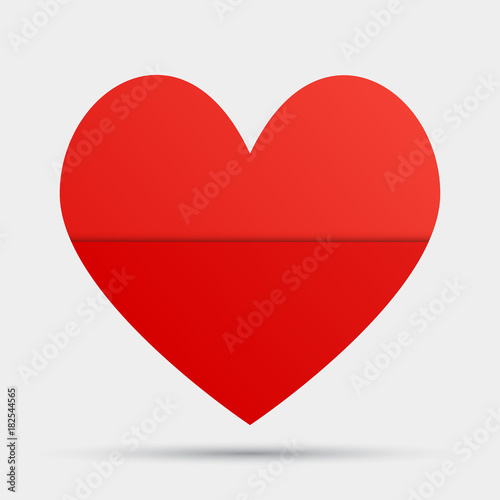 One Red Heart Valentines Day, Love. Card. Free Download One Red Heart Valentines Day, Love. Card. - GFXLoad