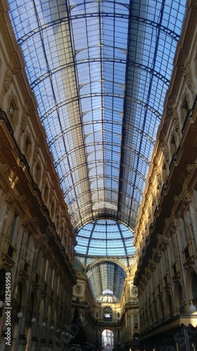 galleria vittorio emanuele II milano, roof view