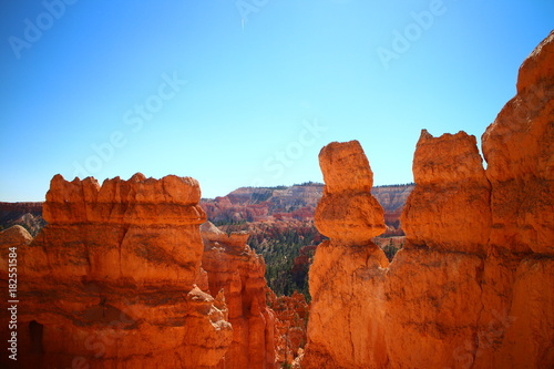 Bryce Canyon Red Rocks and Hoodoos and Trees