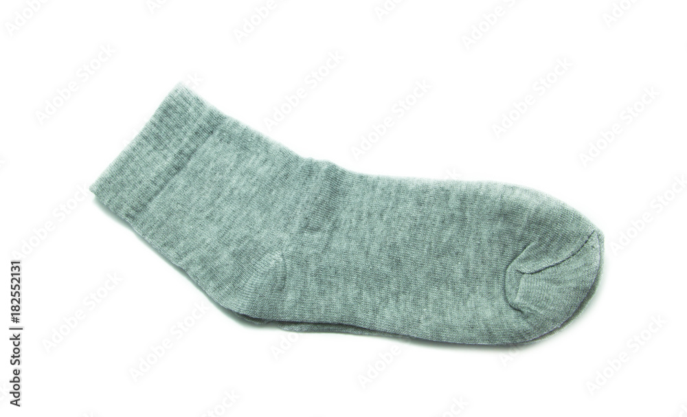 gray socks on white background gray socks on white background