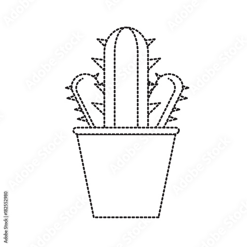 cactus in a pot icon image