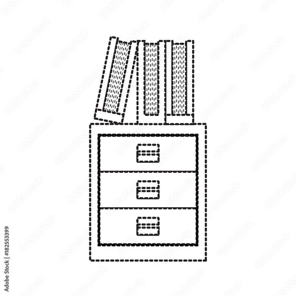 Fototapeta premium academic books icon