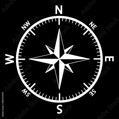 The emblem of the compass rose.