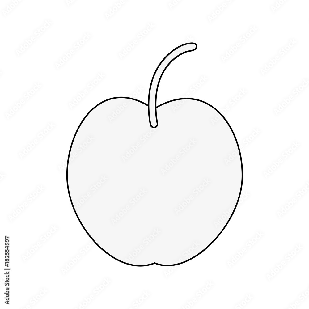 Delicious apple fruit icon vector illustration graphic design Delicious apple fruit icon vector illustration graphic design