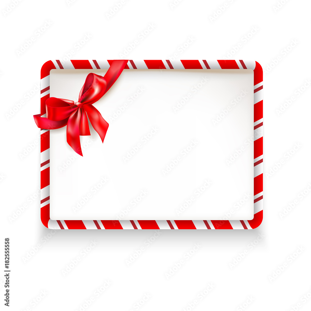 Obraz premium Holiday stripe frame