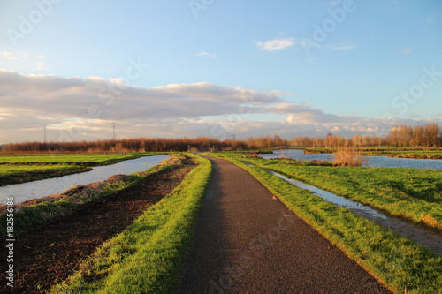 Fields of Park Hitland in Nieuwerkerk aan den IJssel, Netherlands, photo