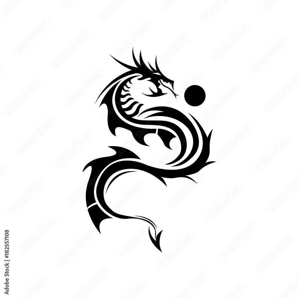 Dragon logo,Dragon,Vector Logo Template