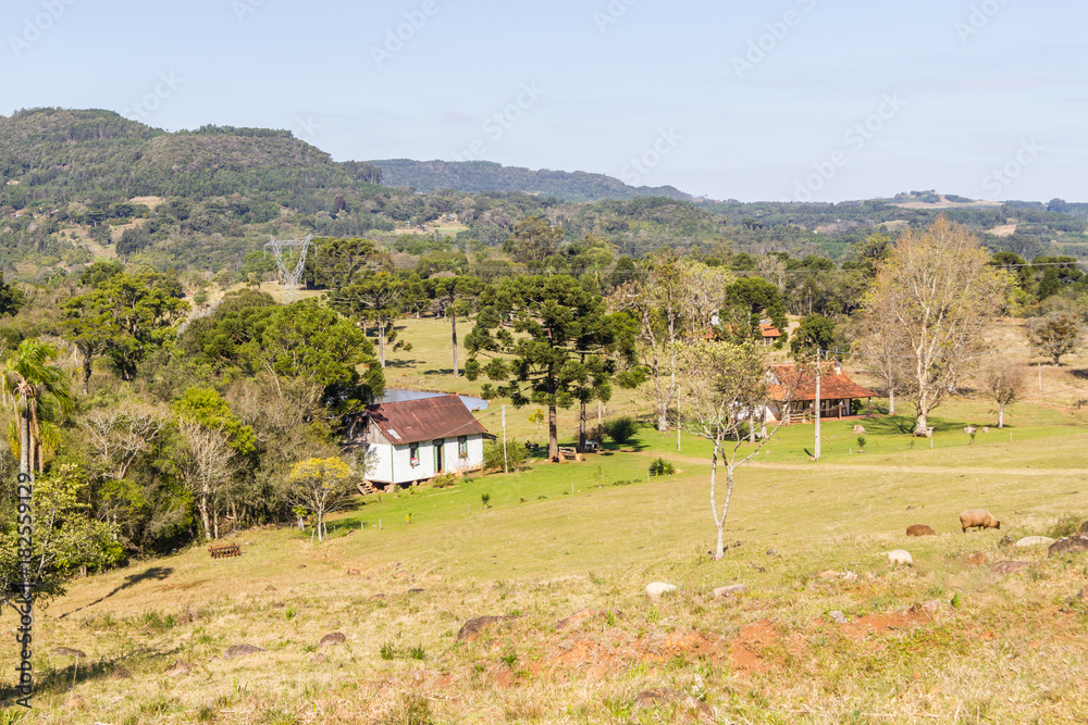 Farm and mountains in Gramado