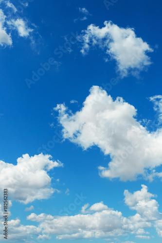 Clouds in the blue sky  natural background