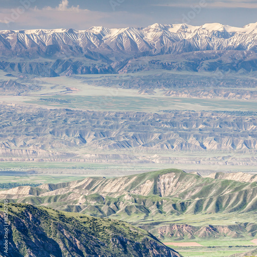 Nice Mountains in Kyrgyzstan country © masar1920