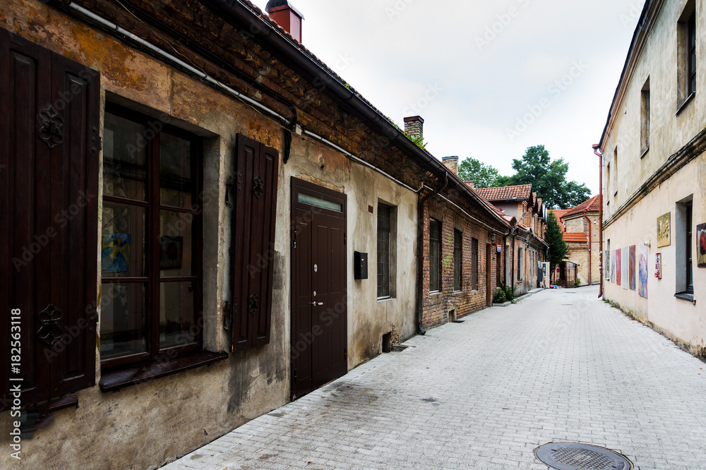 Uzupio in Vilnius' old town, a UNESCO World Heritage Site