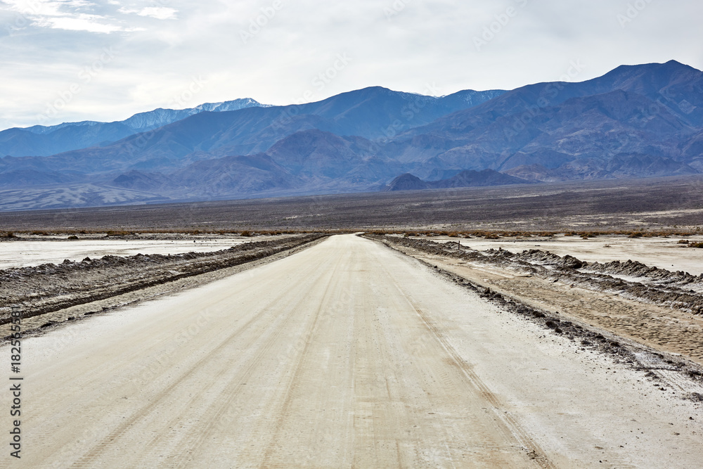 Road towards Death Valley National Park, USA