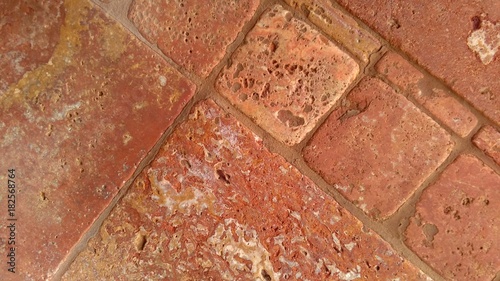 terracotta tiled backdop photo