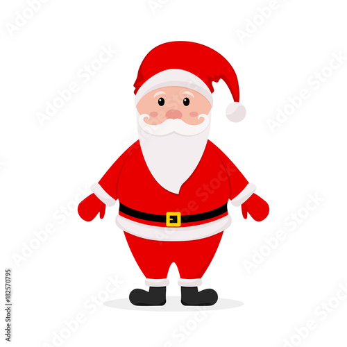 Cartoon Santa Claus. Vector illustration