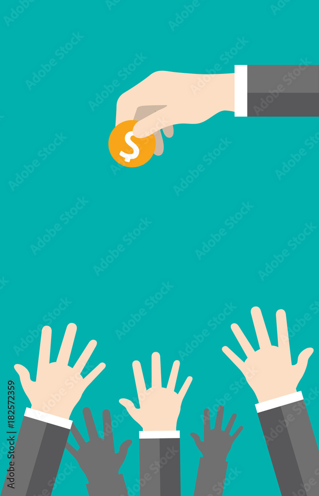 Fototapeta premium money pay