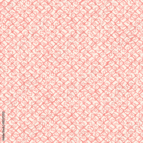 Classic japanese shibori ornament. Asian seamless pattern. Japanese dyeing technique imitation. Pink background. Plain backdrop for decoration, wallpaper or web page background.