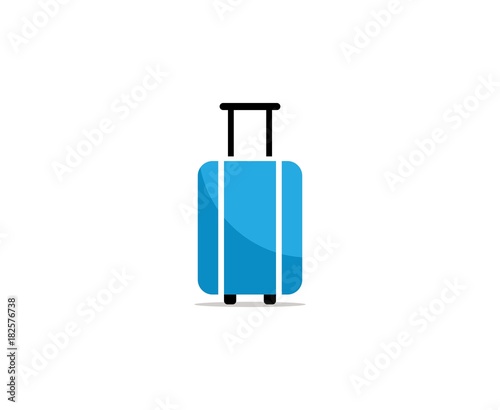 Suitcase logo Stock Vector | Adobe Stock