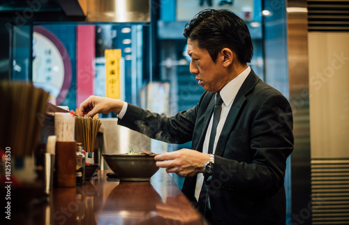 Photography Senior business man moments on the streets of Tokyo