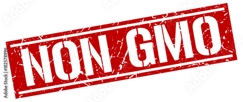 non gmo square grunge stamp