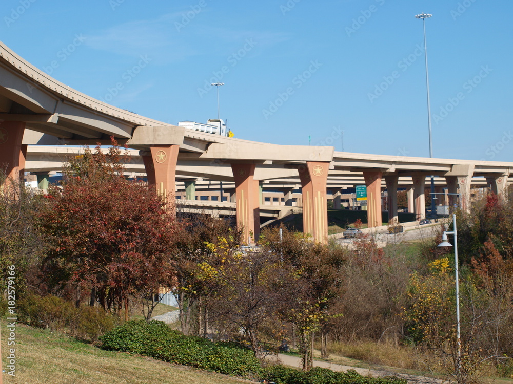 East Bound View at High 5 Interchange