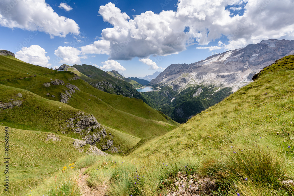 Fototapeta premium Dolomiti mountain panorama