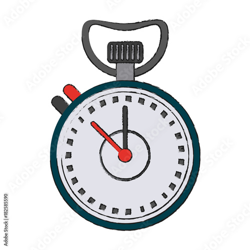Sport chronometer isolated icon vector illustration graphic design