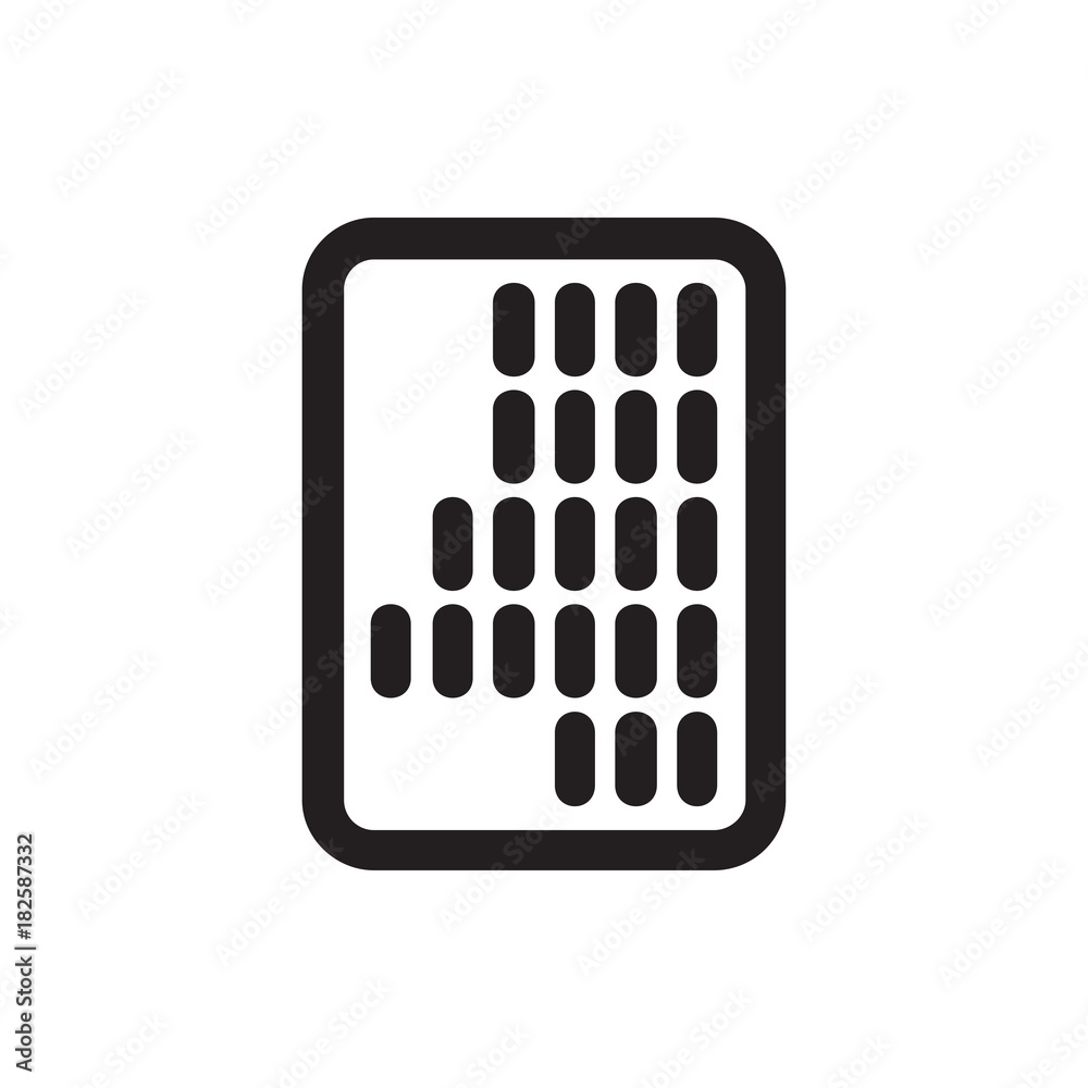 abacus icon illustration abacus icon illustration
