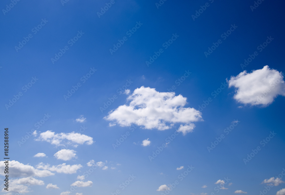 Heavenly landscape with clouds. Cumulus clouds in the sky Heavenly landscape with clouds. Cumulus clouds in the sky
