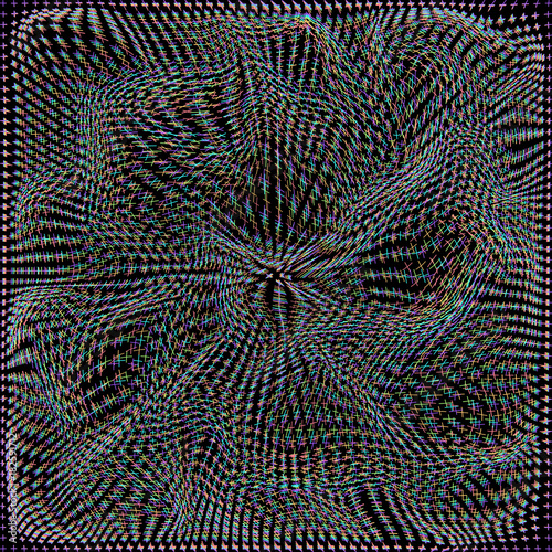 warped cross parametric surface background.