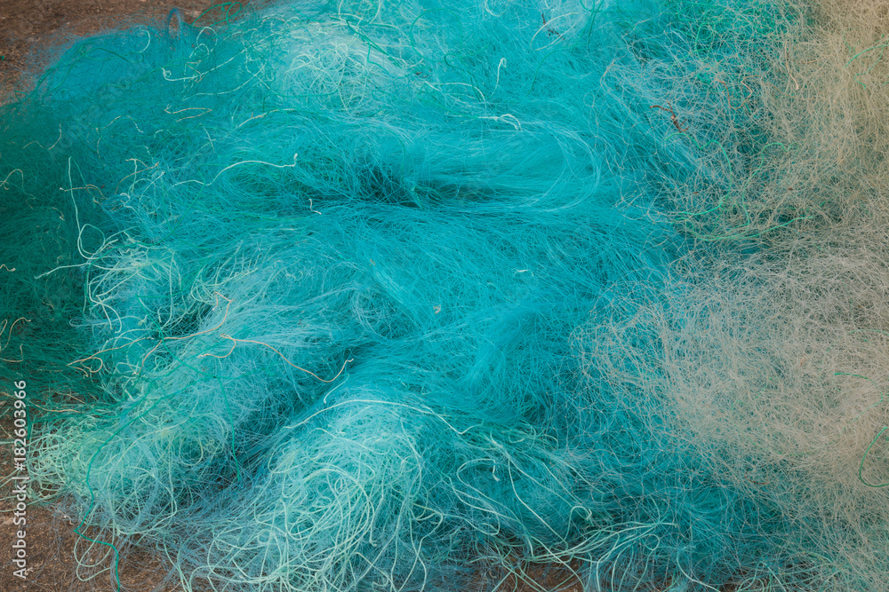 Fototapeta premium Green fishing net