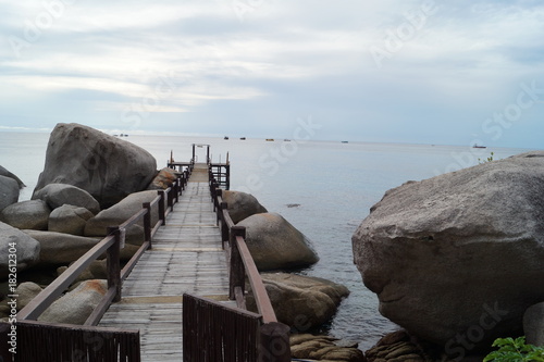 Steg am Meer