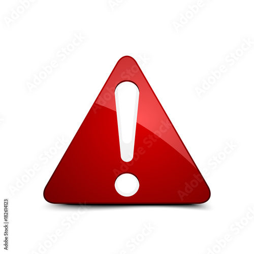 Exclamation Danger sign illustration
